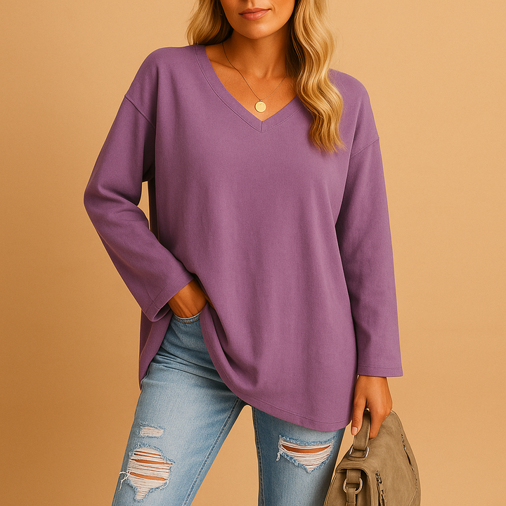 Summer round neck top for women | Ruby