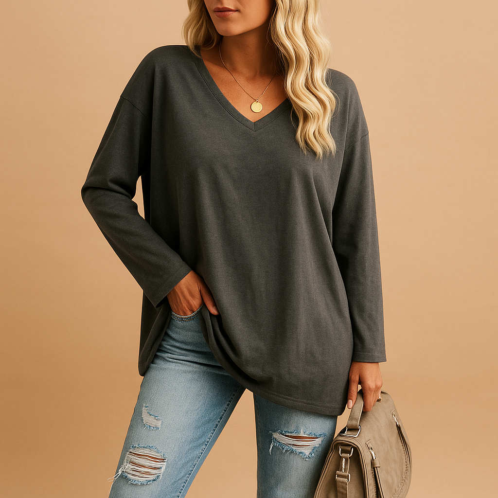 Summer round neck top for women | Ruby