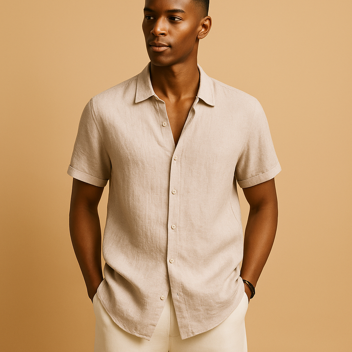 Casual short sleeve summer shirt for men | Ethan