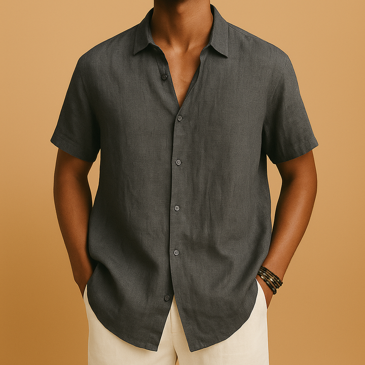 Casual short sleeve summer shirt for men | Ethan