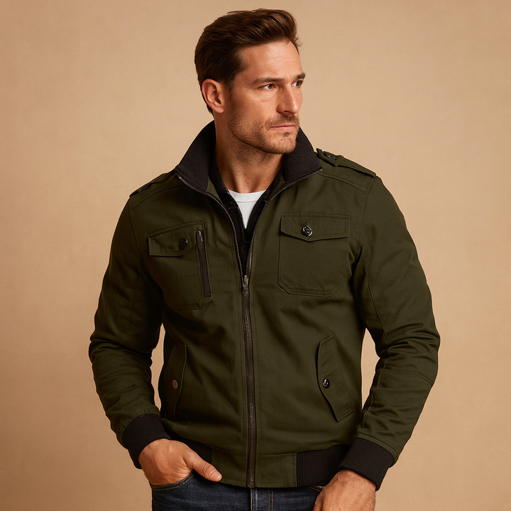 Tactical bomber jacket for men | Carter