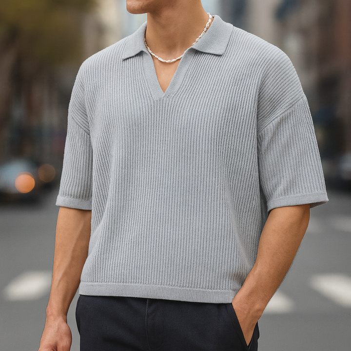 Calloway Waffle Weave Polo Shirt