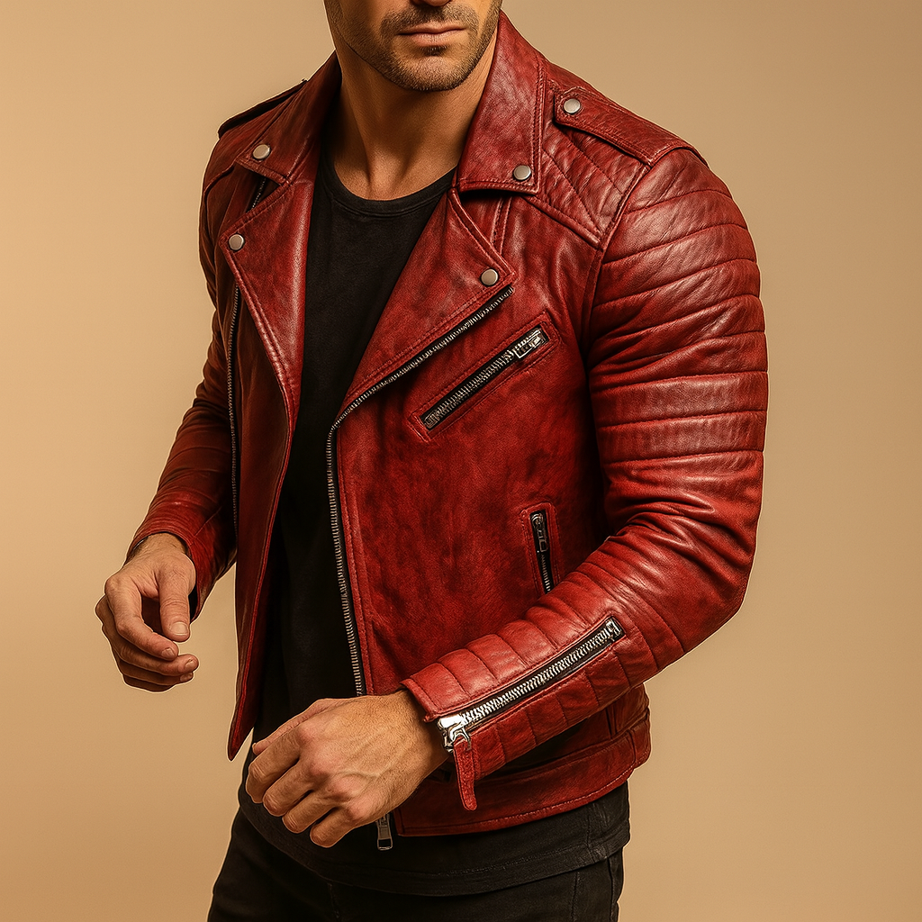 Waterproof biker jacket for men | Adrian