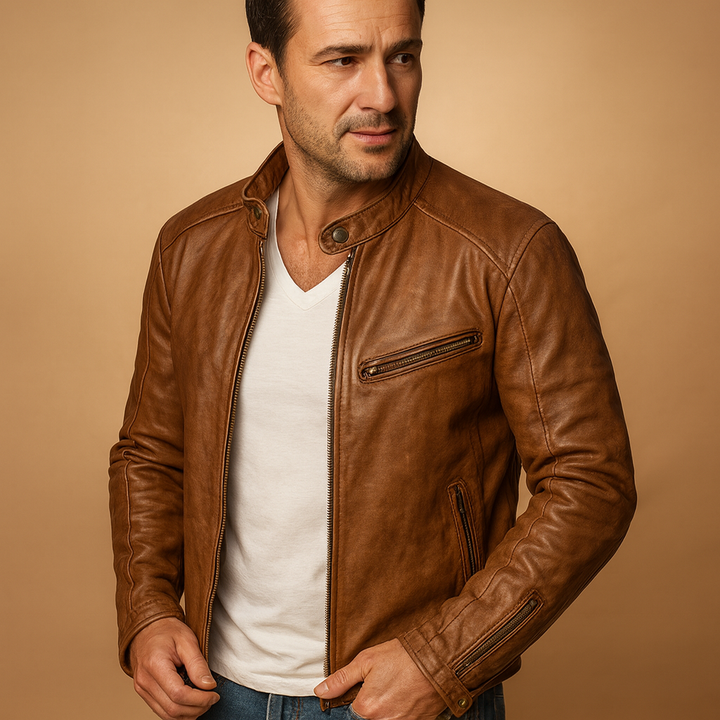 Waterproof biker jacket for men | Adrian