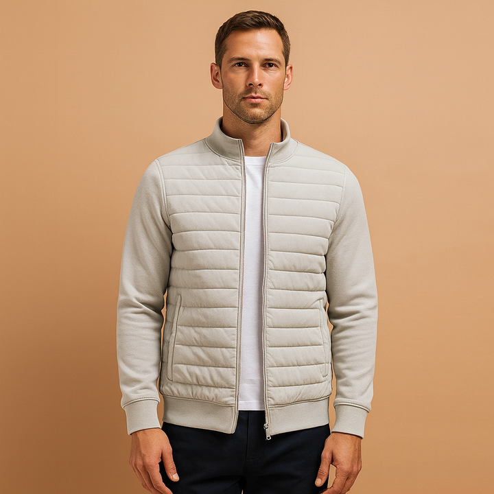 Winter jacket with high collar for men | Adrian