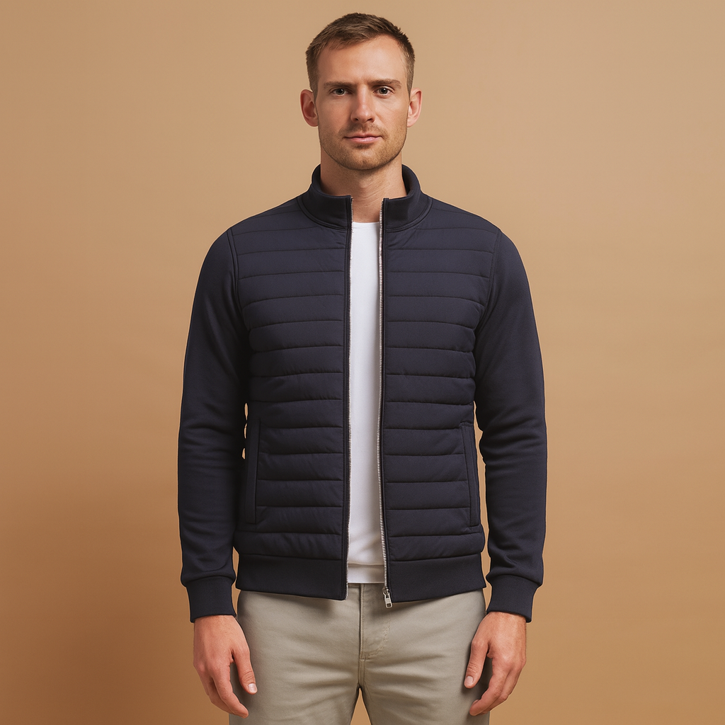 Winter jacket with high collar for men | Adrian