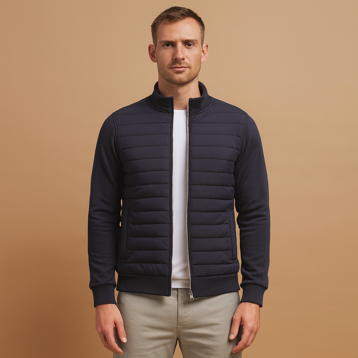 Winter jacket with high collar for men | Adrian